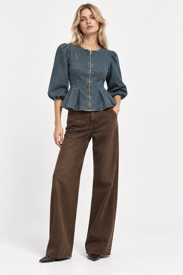 Magalia Blue Top