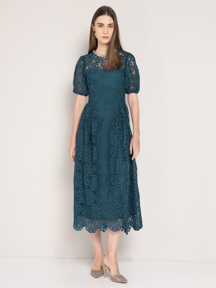 Blue Lace Dress