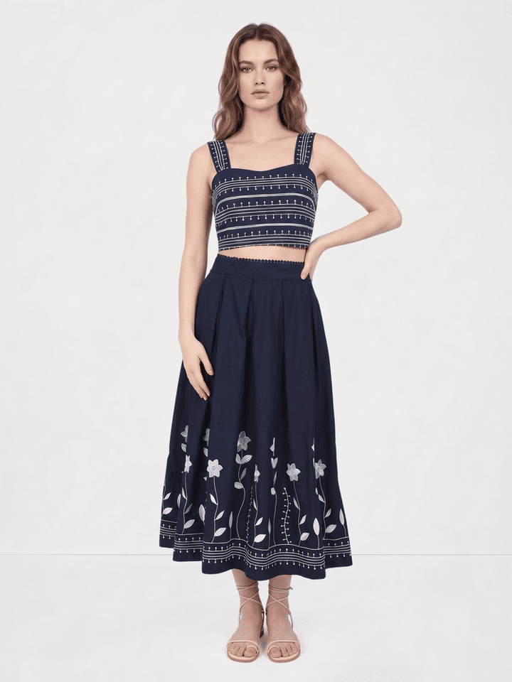Clyde blue top