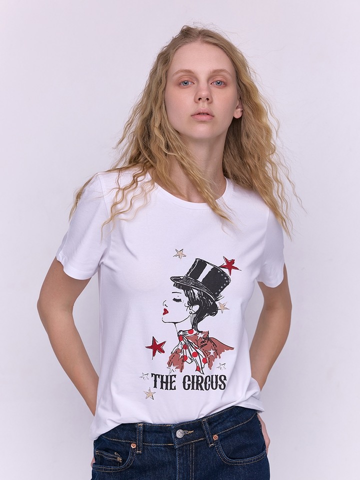THE CIRCUS PRINTED T-SHIRT