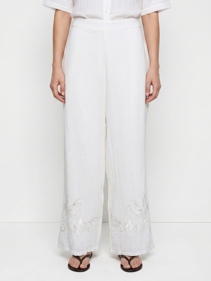Jordia  White Trouser