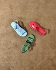 Classic Two Strap Leather Sandals