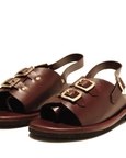 Envelope Cork Sandals Double Buckle