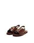 Envelope Cork Sandals Double Buckle