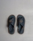Envelope Welt Sandals Single Buckle