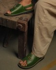 Envelope Welt Sandals Single Buckle