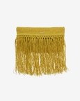 Raffia Foldover Clutch With Tassel