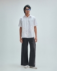 Taj Co-linen Embroidered Men’s Applique Half Sleeves Shirt