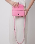 Claudia Mini Crossbody Nappa Gum Pink
