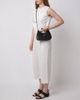 Leena Mini Crossbody Saffiano Black