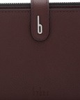 Andrea Wallet Pebble Bordeaux