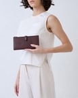 Andrea Wallet Pebble Bordeaux
