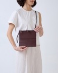 Andrea Wallet Pebble Bordeaux