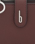 Andrea Mini Wallet Pebble Bordeaux