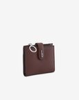 Andrea Mini Wallet Pebble Bordeaux