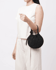 Ina Mini Potli Suminagashi Black