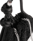 Ina Mini Potli Suminagashi Black