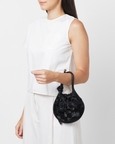 Ina Mini Potli Wave Quilt Black