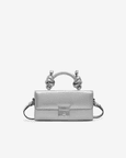 Mary Bag Micro Soft Metallic Silver