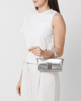 Mary Bag Micro Soft Metallic Silver