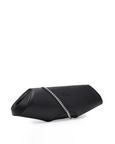 Elizabeth Baguette Clutch Saffiano Black.