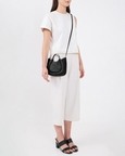 Katrina Mini Tote Wave Pebble Black
