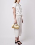 Michelle Mini Crossbody Metallic Gold