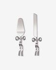 Silver Bow Cake Knife & Server