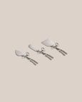 Silver Bow Cheese Knives