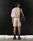 Workshop Shorts In Woven Sand