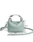 Favori Liora Genuine Leather Top-handle Bag in Illusion Blue