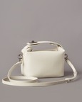 Favori Liora - Genuine Leather Top-handle Bag in Ivory