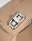 Favori Liora - Genuine Leather Top-handle Bag in Smoke Powder