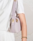 Favori Lumi Genuine Leather Baguette in Mauve