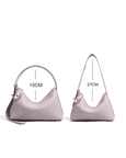 Favori Lumi Genuine Leather Baguette in Mauve