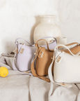 Favori Lumi Genuine Leather Baguette in Ivory
