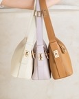 Favori Lumi Genuine Leather Baguette in Ivory