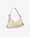Favori Tissa - Woven Handbag, Faux Leather in Ivory