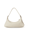 Favori Tissa - Woven Handbag, Faux Leather in Ivory