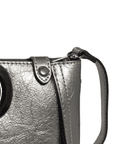 Favori Aurelia- Clutch Bag Faux Leather in Pewter