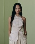 Mandarin Collar Racerback Top