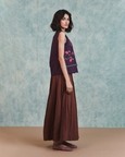 Multi-Pleated Linen Pants