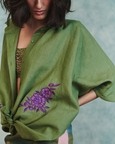 Linen Applique Breeze Shirt