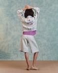 Embroidered Cropped Bomber Jacket