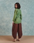 Linen Wrap Top
