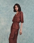 Drawstring Shirt Tuck Pants Set