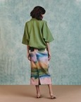 Prism Co-Linen Midi Skirt