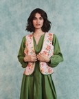Flora Embroidered Rounded Co-Linen Waistcoat