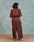 Pleated Tuck Pants