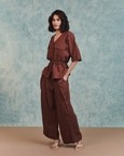 Pleated Tuck Pants